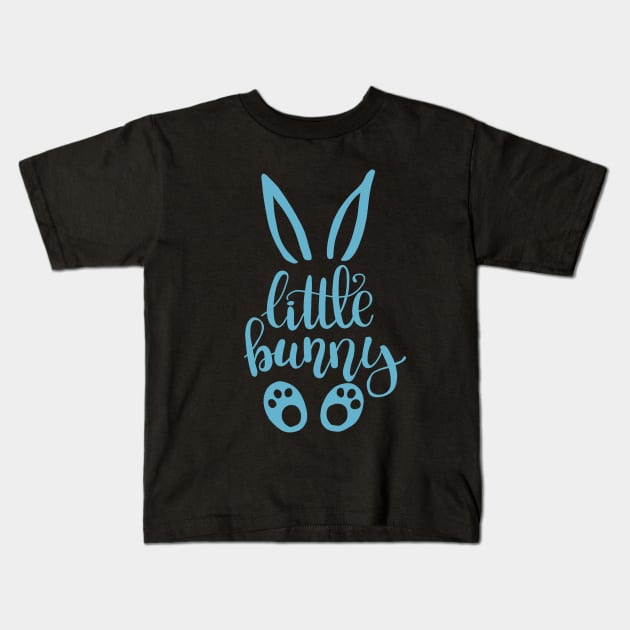 Little Bunny Kids T-Shirt by valentinahramov